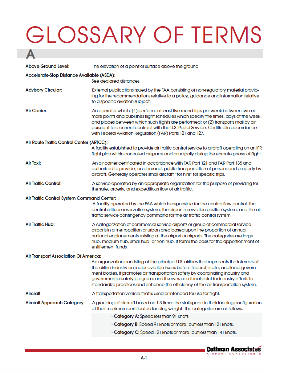 Glossary First Page image